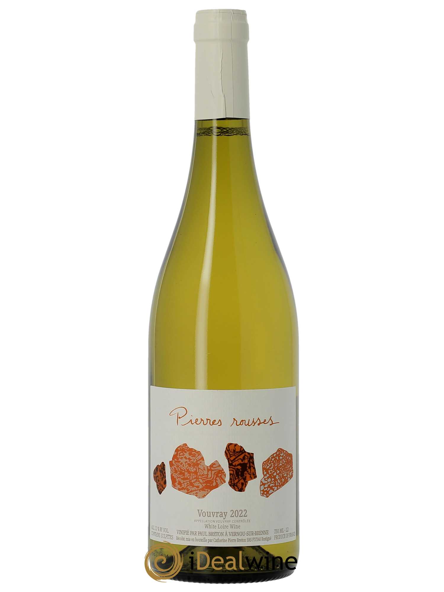 Vouvray Pierres Rousses Catherine et Pierre Breton  2022 - Lot de 1 Bouteille