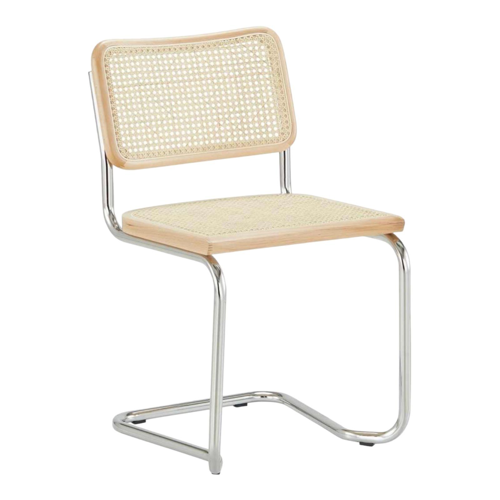 k-hometrends Freischwinger Moderner Schwingstuhl KADEN, 47x82x50cm, 2er Set