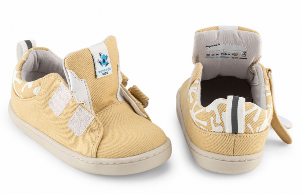HopFrög ~ Smart Walker Canvas Sneaker ~ Eco Yellow