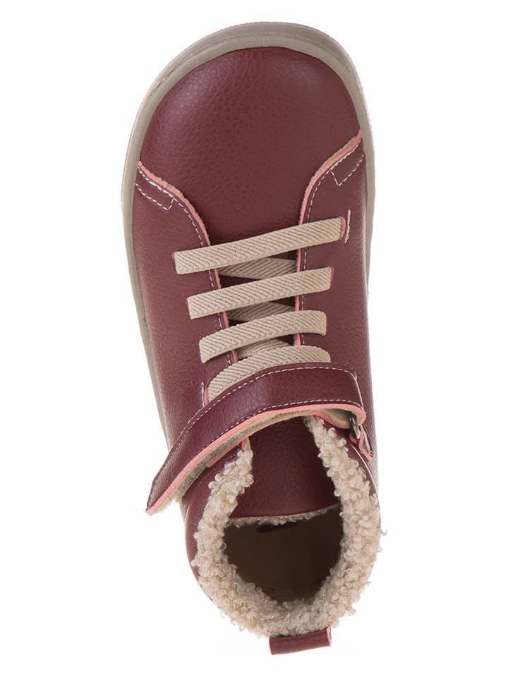 lamino Barfuß-Schnürschuh in Rot günstig kaufen