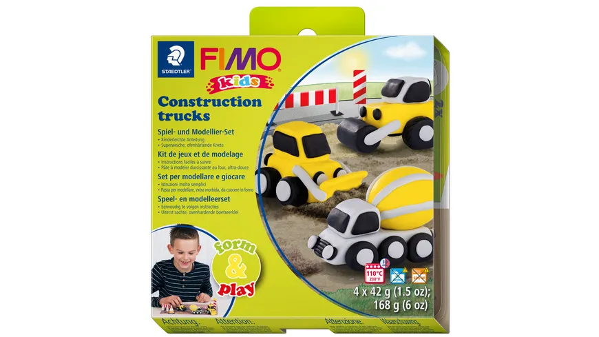 STAEDTLER Modelliermasse FIMO® Kids Materialpackung form&play 