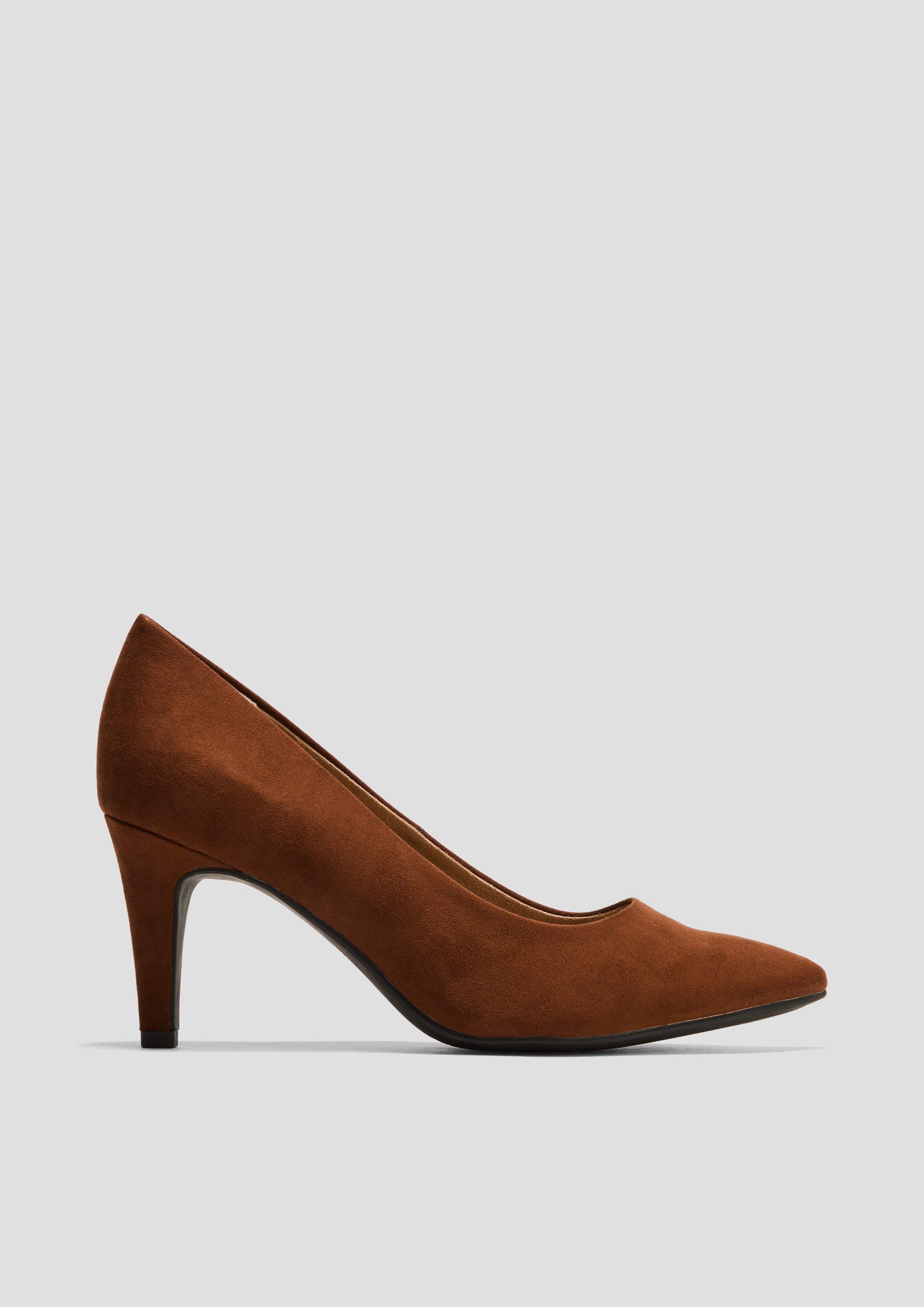 Pumps in Veloursleder-Optik  6008246-307