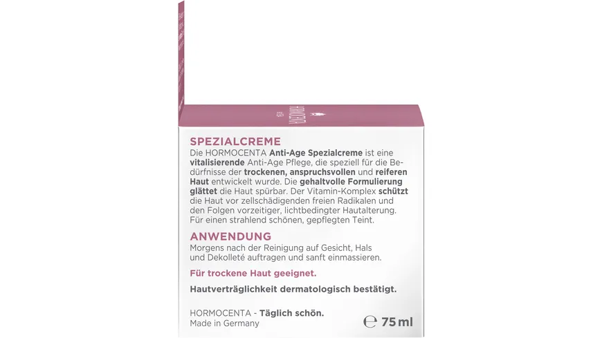 HORMOCENTA Anti-Age Spezialcreme 75 ml