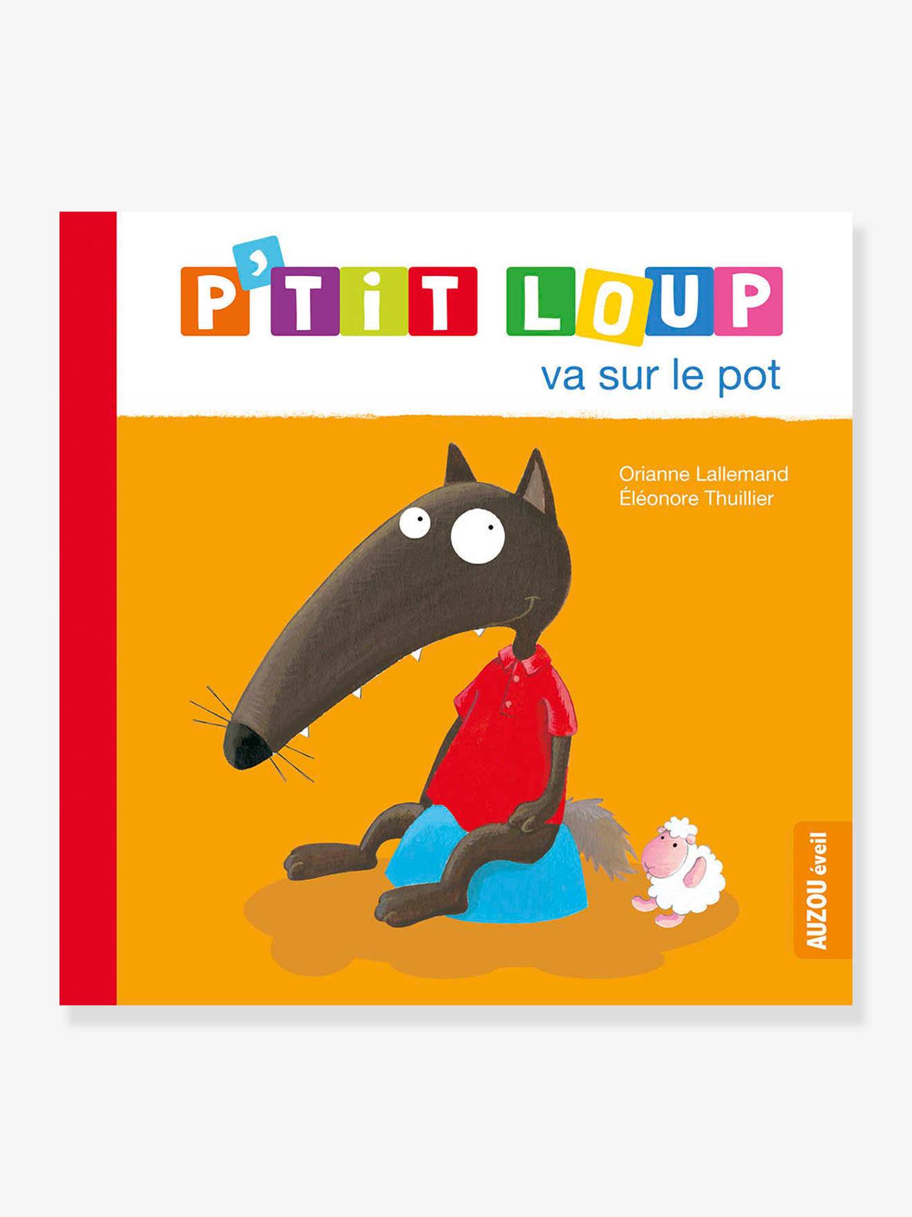 P’TIT LOUP va sur le pot AUZOU orange