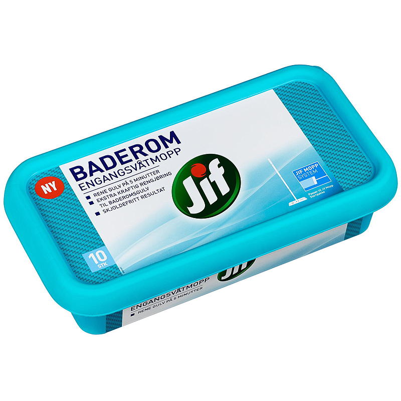 Jif Engangsmopp 10-pk Jif Baderom