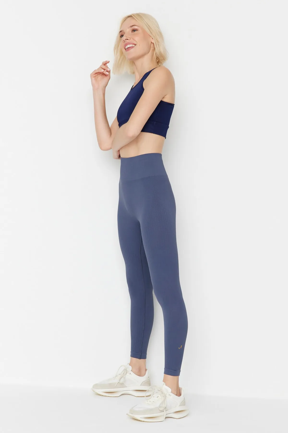 Jerf  Sport-Leggings - Blau - Mittlerer Bund