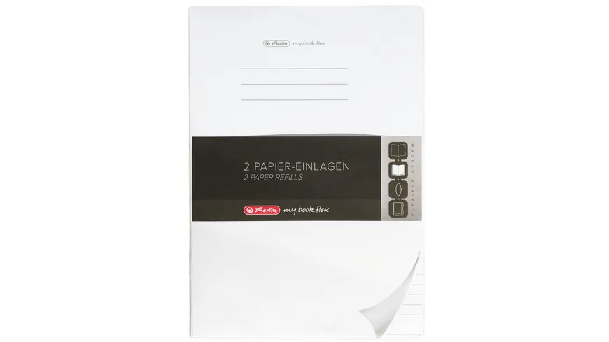 herlitz my.book flex Notizheft Refill A4 2x40Blatt liniert