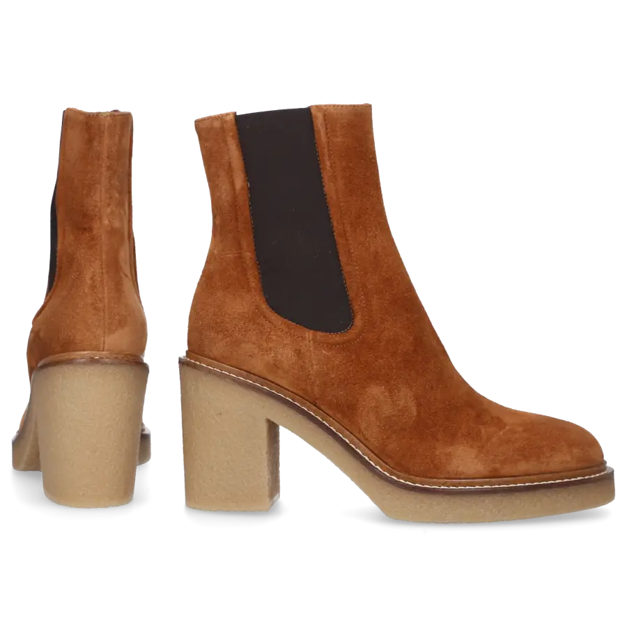 EN AVANT - Chelsea Boots 527-16 Veloursleder - braun