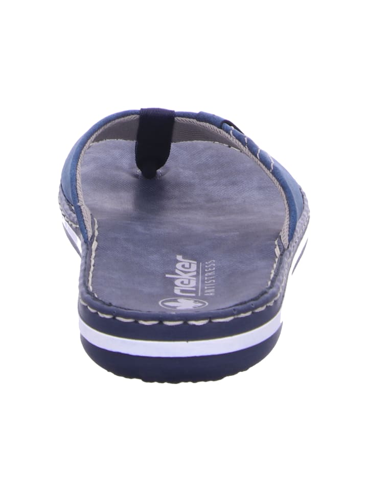 rieker Pantolette in blau günstig kaufen