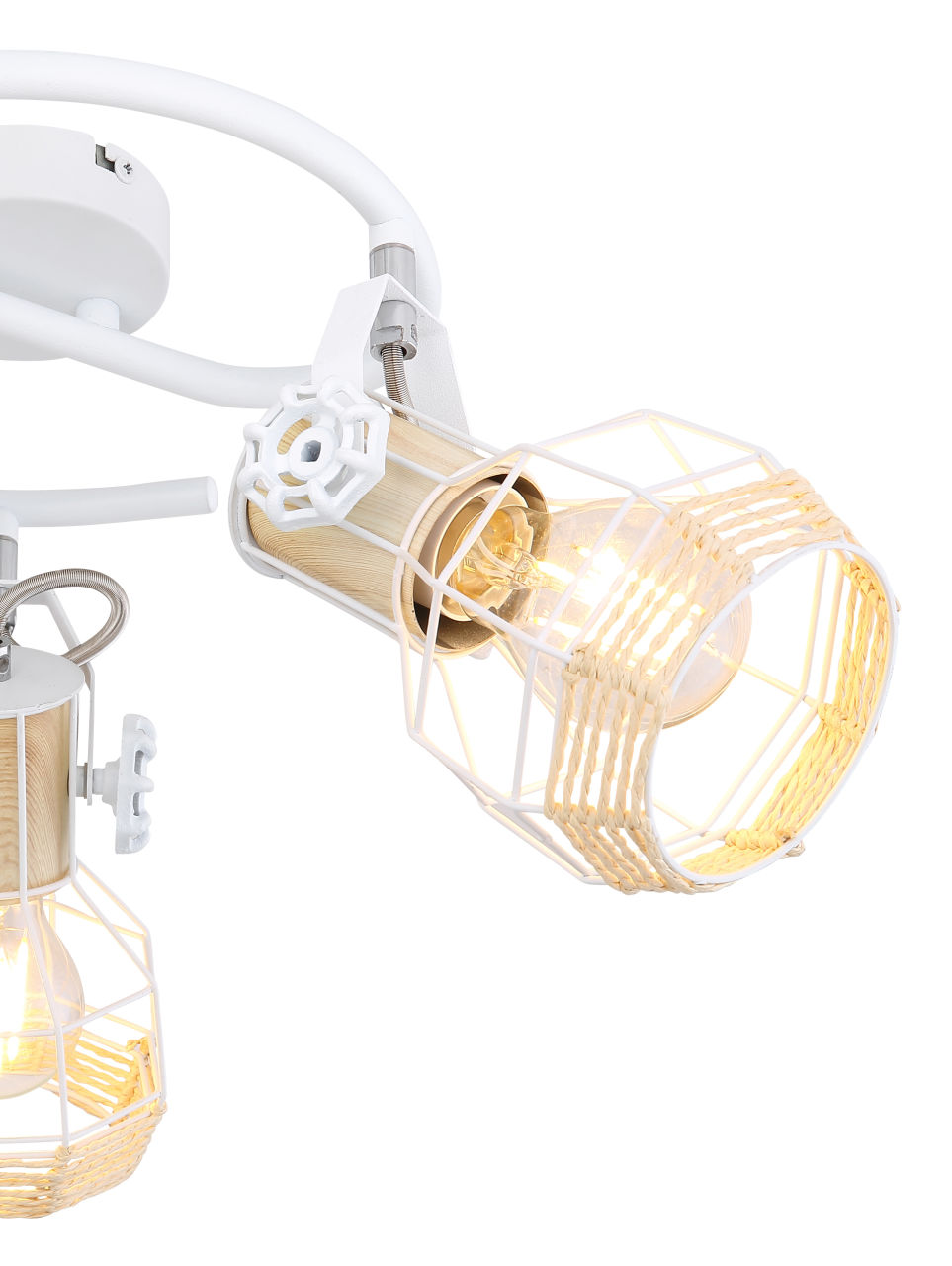 Globo Lighting - BANA - Strahler Metall weiß, 3x E27