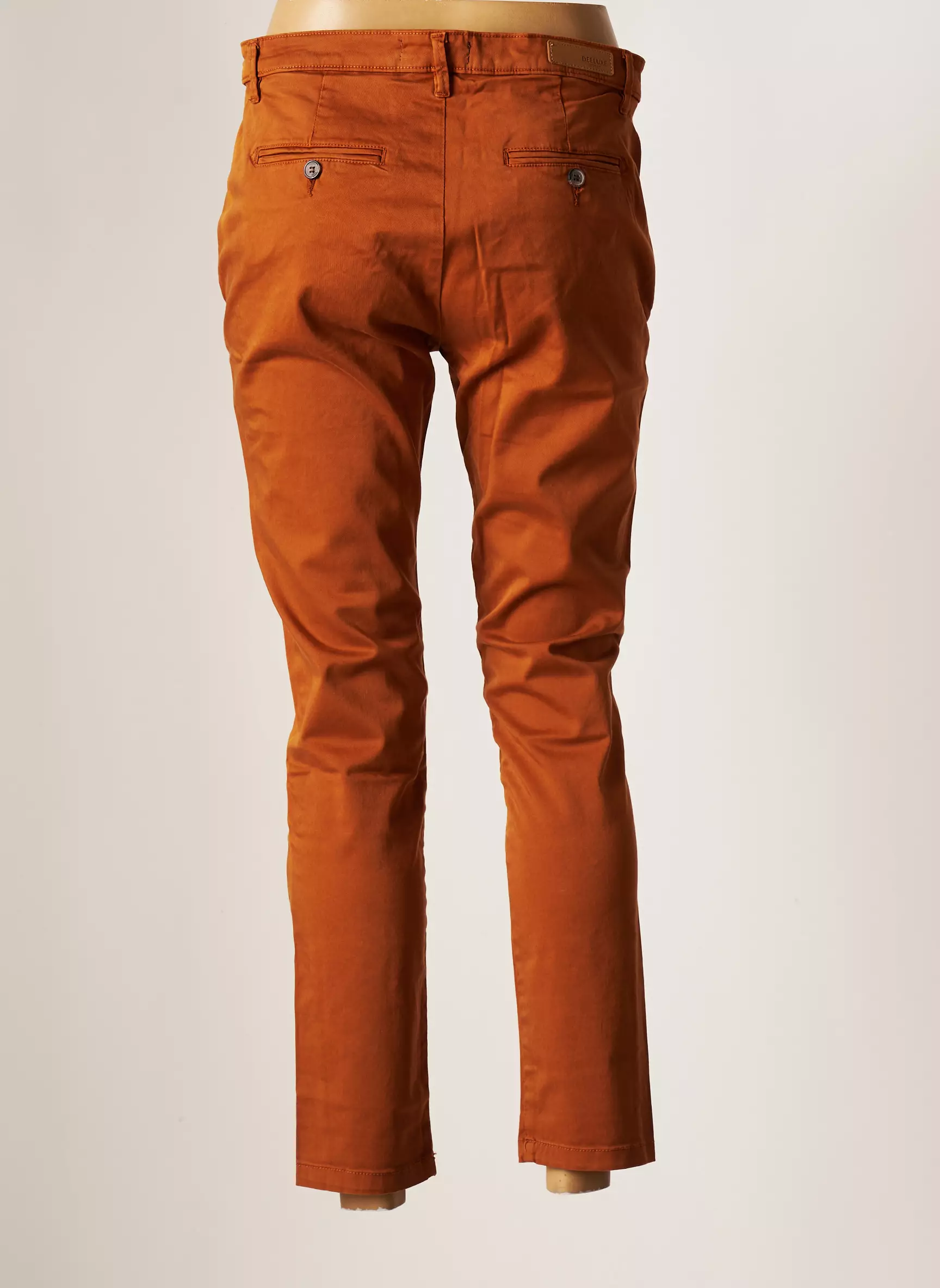 Deeluxe Pantalon7 8 Femme couleur orange