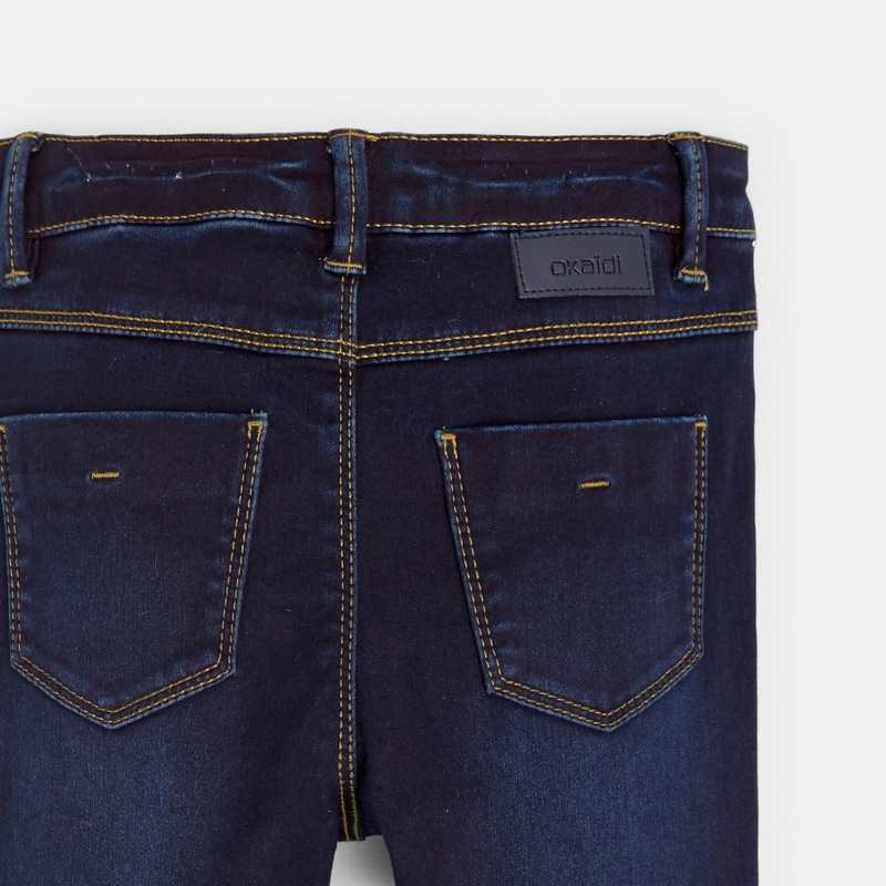 Jean skinny dark blue bleu fille