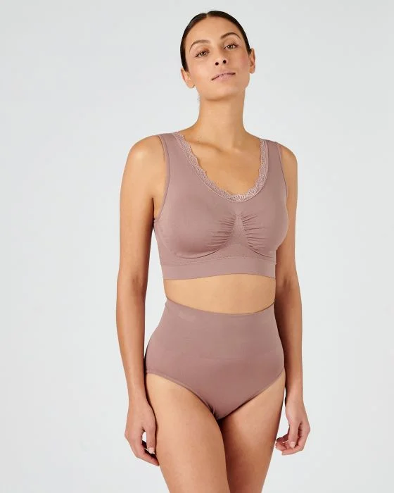 Lot de 2 brassières sans coutures