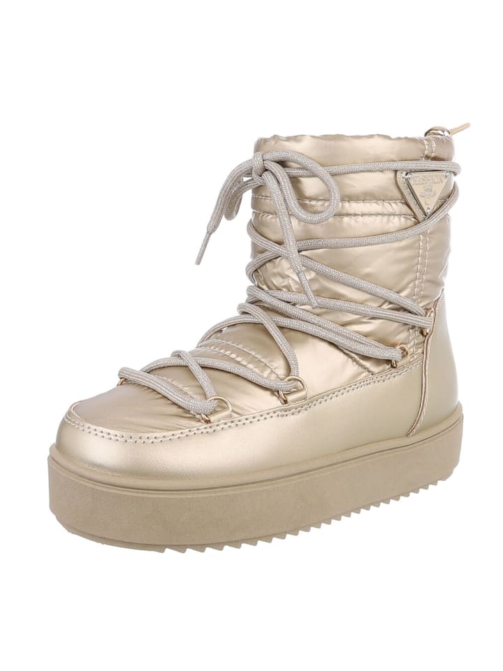 Ital-Design Stiefelette in Gold günstig kaufen