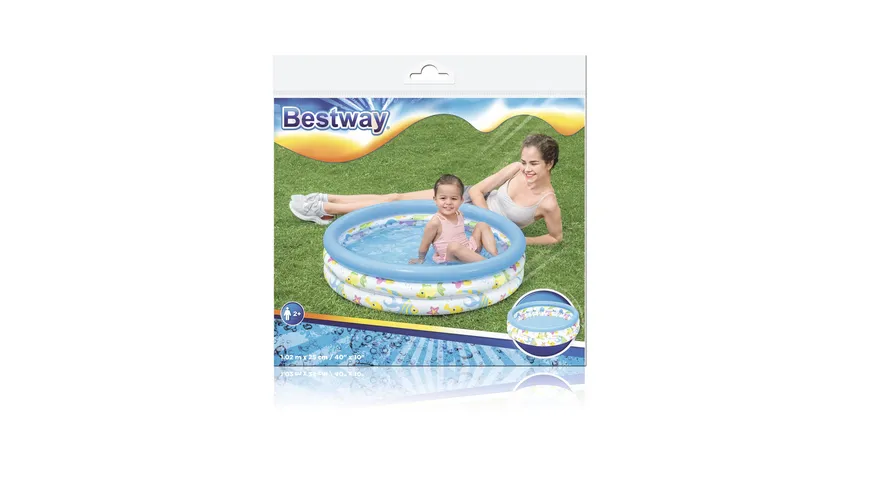 Bestway - Kinderpool “Coral Kids”, 1,02 m x 0,25 m
