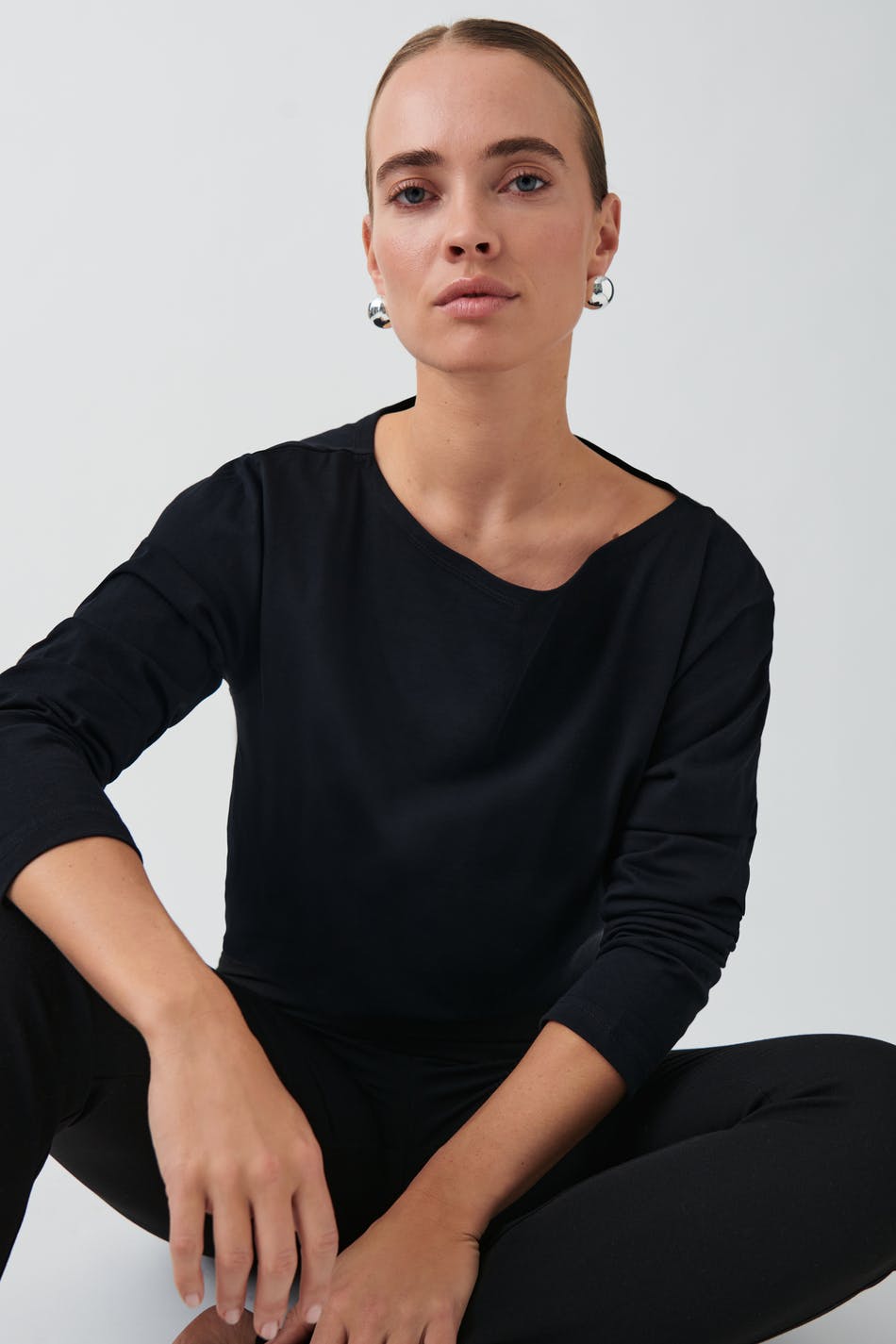 Boatneck ls tee