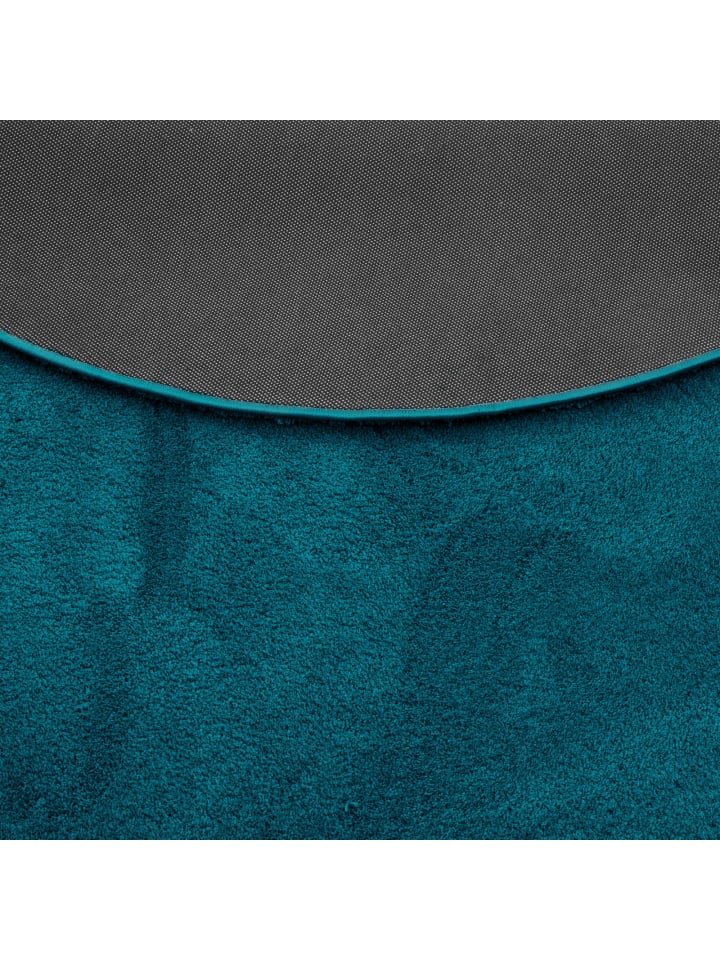 Pergamon Super Soft Kinder Hochflor Teppich Silky Kids Rund in Petrol günstig kaufen