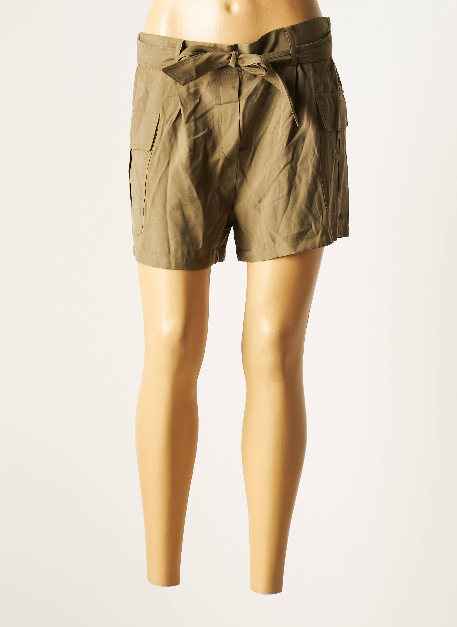 Mango Shorts 1 Femme couleur vert
