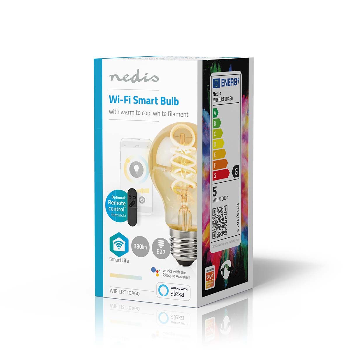 Nedis WIFILRT10A60 SmartLife LED Filament Lampe