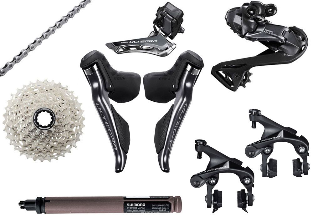 Shimano ULTEGRA Di2 R8150 2x12-fach Upgrade-Kit Felgenbremse 11-34 Direct-Mount kaufen | Bike-Discount