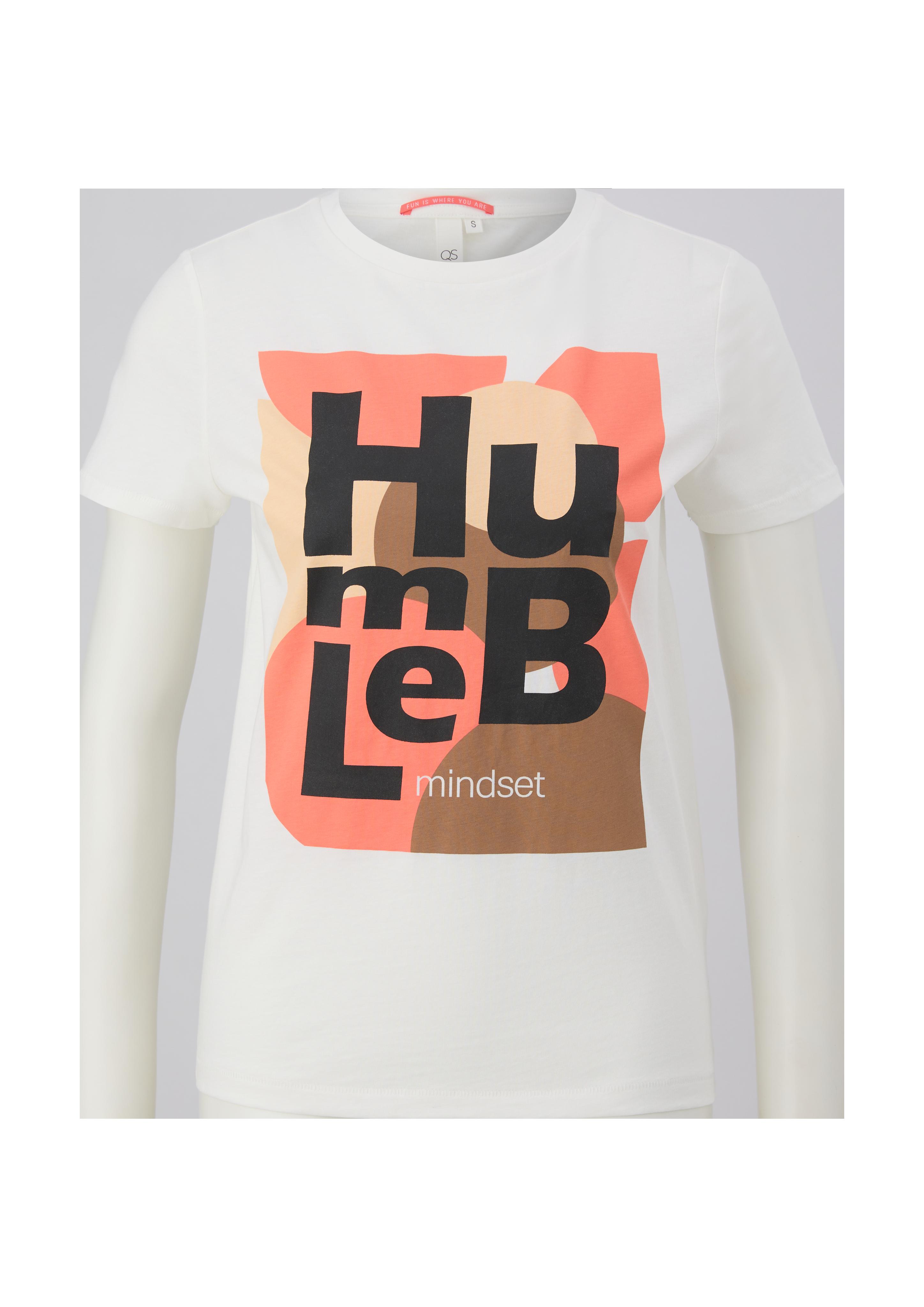 Baumwollshirt mit Frontprint  2141070-02D0