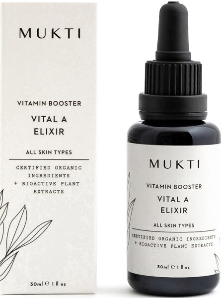 Mukti Organics Age Defiance Vitamin Booster Vital A Elixir Gesichtsserum