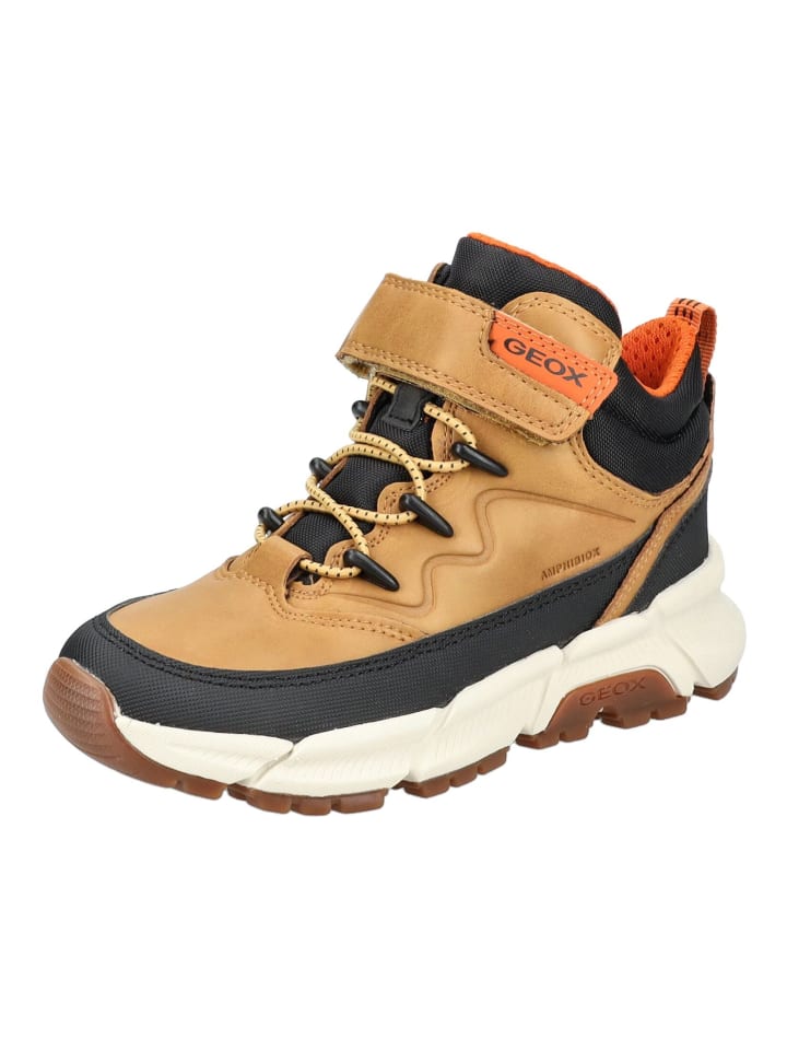 Geox Stiefelette in Schwarz/Gelb günstig kaufen