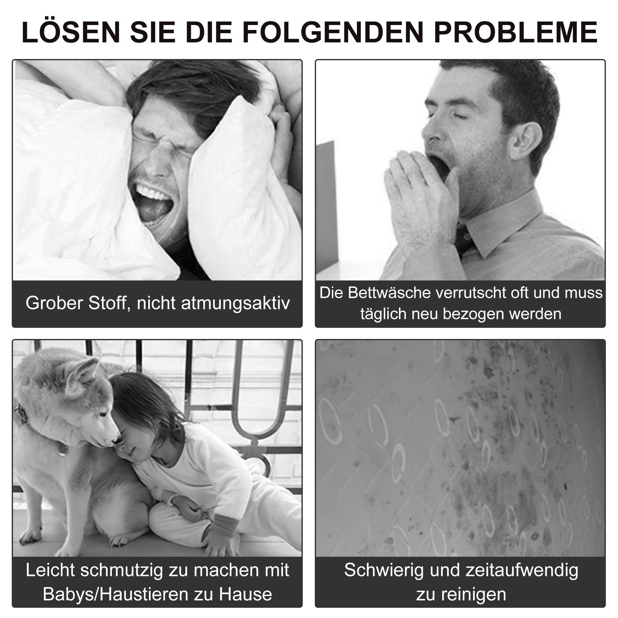 Matratzenauflage Matratzenschoner, Abdichtung atmungsaktive Matratzenauflage Vbrisi, Feuchtigkeitsbeständig, antibakteriell