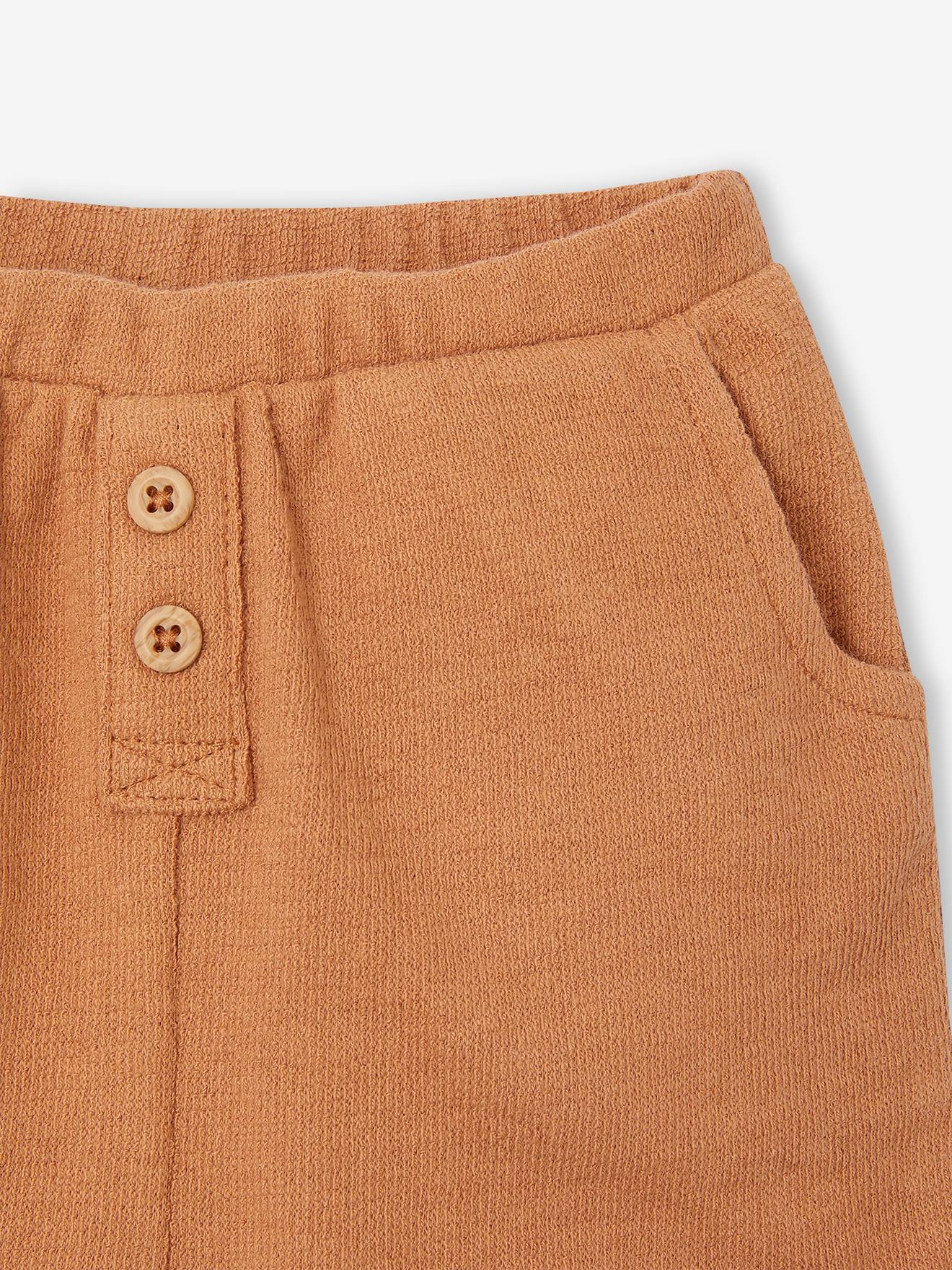 Vertbaudet Baby-Set: T-Shirt, Shorts & Sonnenhut - cappuccino