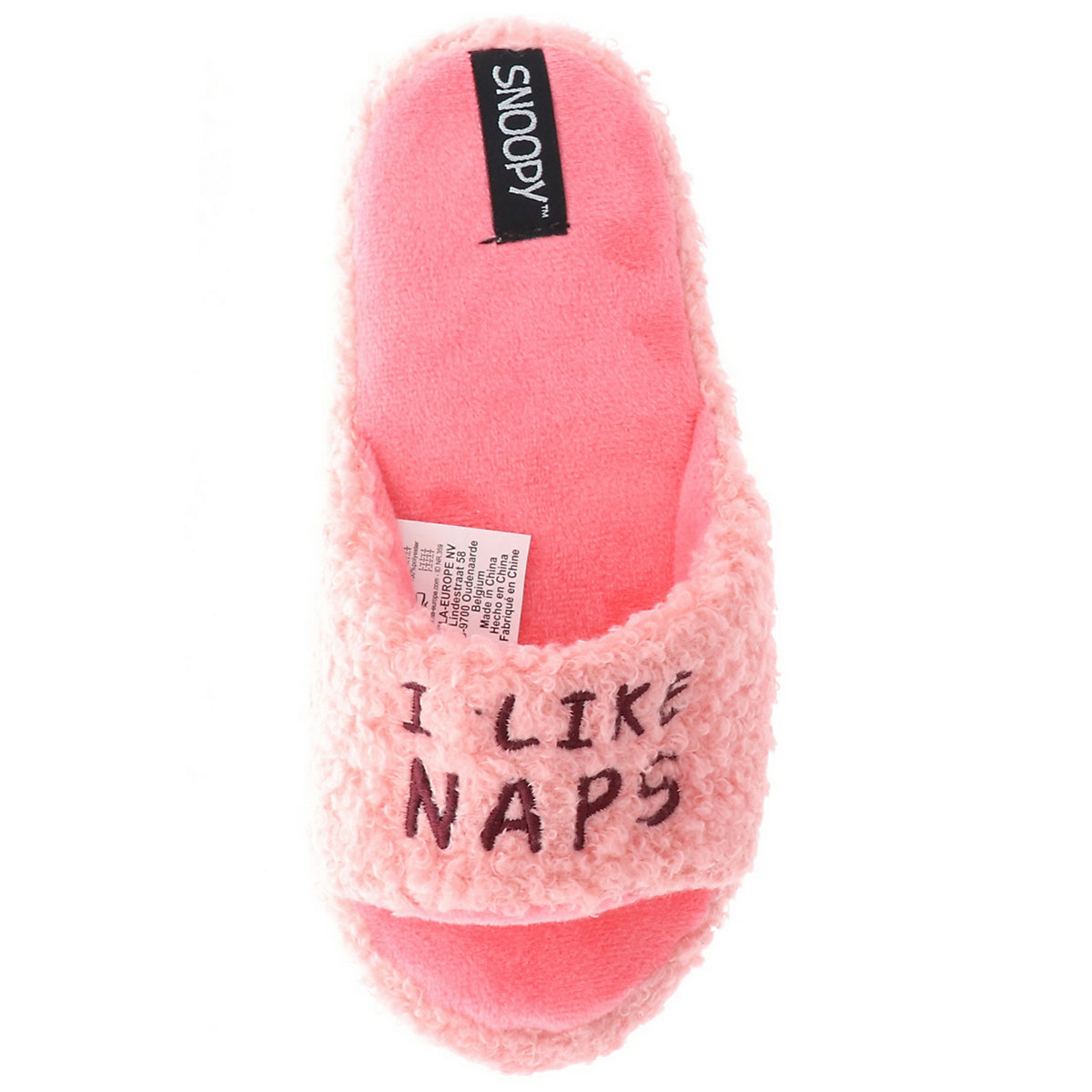 PEANUTS Snoopy Kinder Mädchen Damen Pantoletten Hausschuhe Pantoffeln pink/rosa