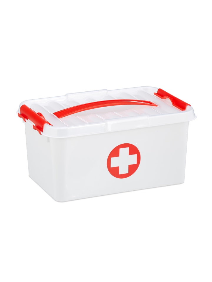 relaxdays Medizinbox in Weiß günstig kaufen onesize
