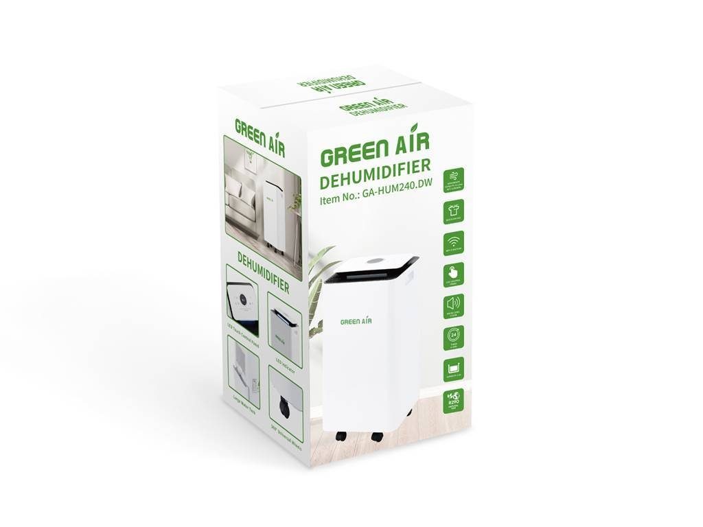 SWISS PRO+ Luftreiniger Luftentfeuchter elektrisch 12L Digitalanzeige Feuchtigkeit Schimmel