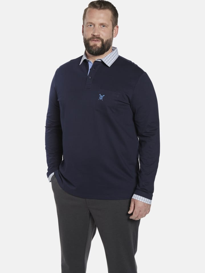 Charles Colby Sweatshirt EARL BALIN in dunkelblau günstig kaufen XXL
