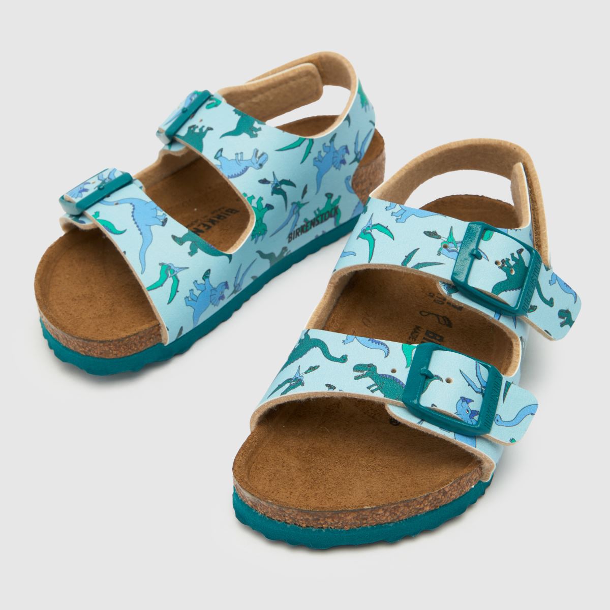 BIRKENSTOCK halványkék milano fiú junior szandál