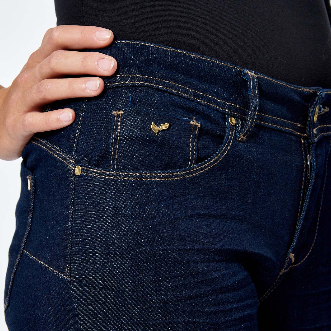 LOCKK  Jean brut slim Femme