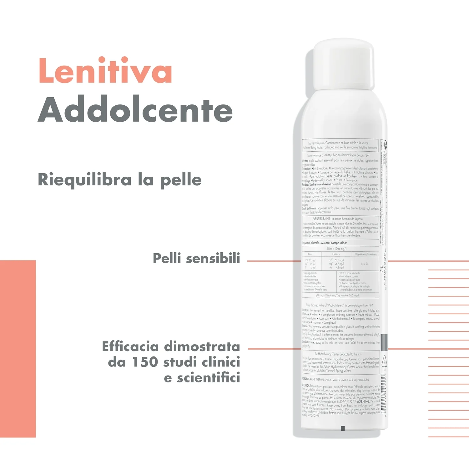 Spray de agua termal de Avène - Spray facial hidratante