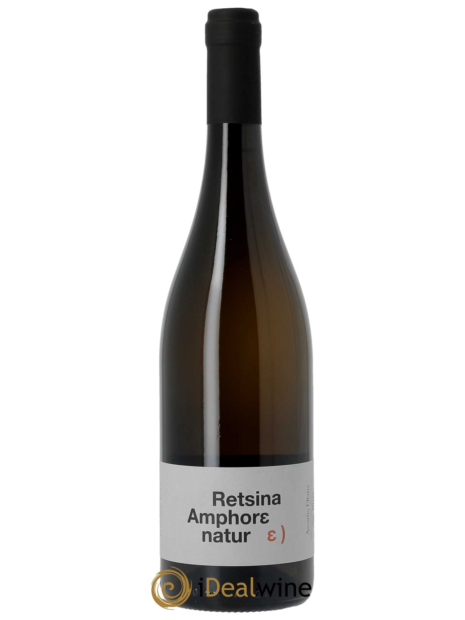 IGP Peloponèse Tetramythos Retsina Amphore Nature  2022 - Lot de 1 Bouteille