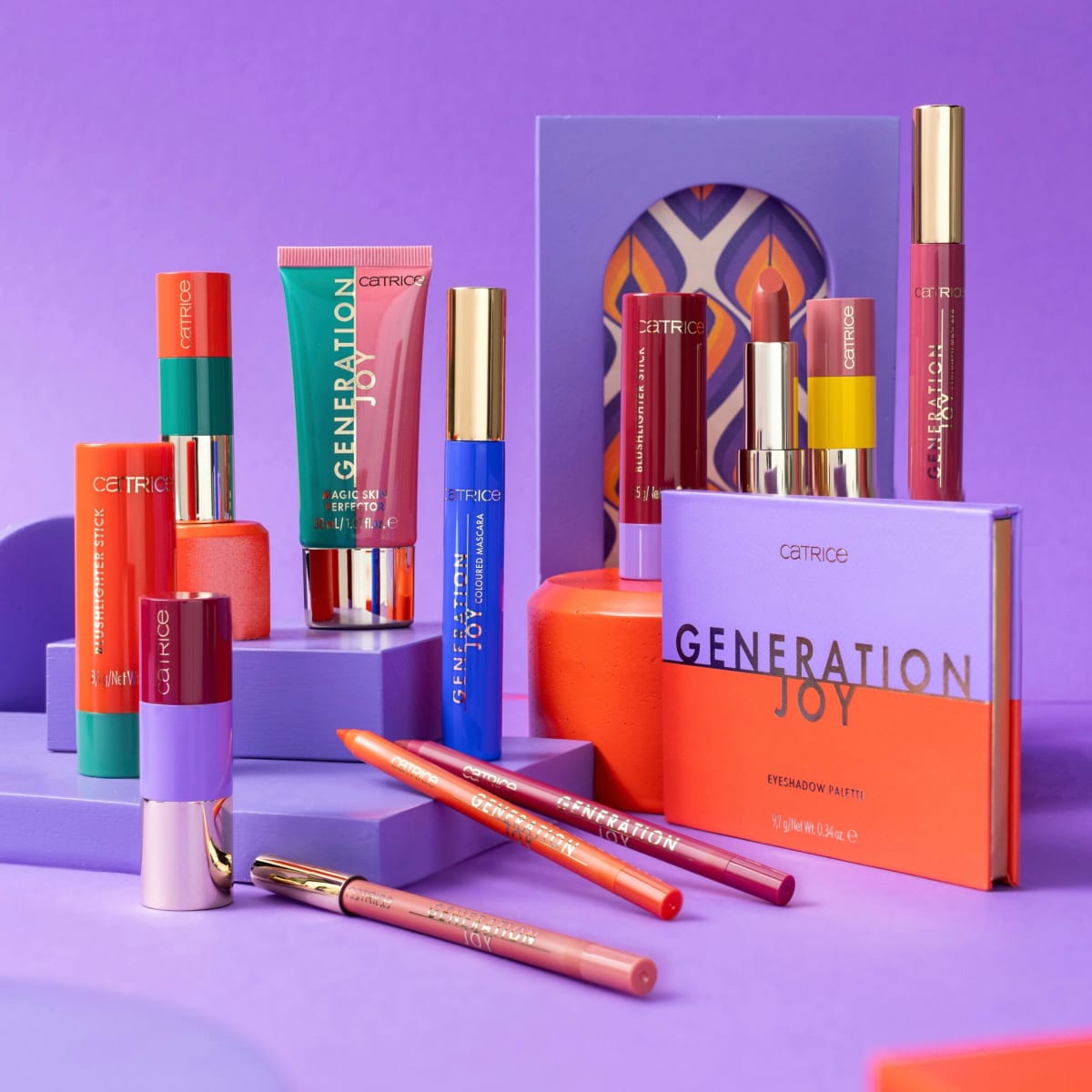 Mascara Generation Joy C01 Dark Red, 10 ml
