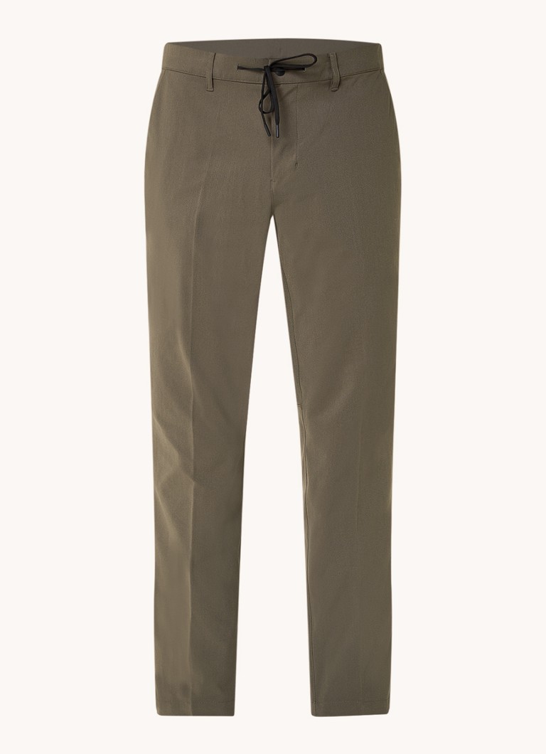 Pantaloni Boggi Milano B-Tech Slim Fit cu buzunare laterale