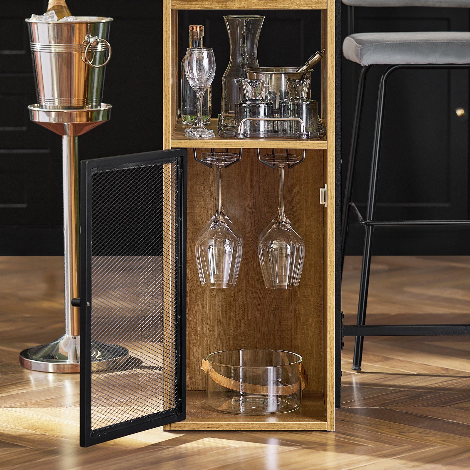 SoBuy Bartisch FWT97, Esstisch Balkontisch Küchentisch Bistrotisch Stehtisch Balkontisch