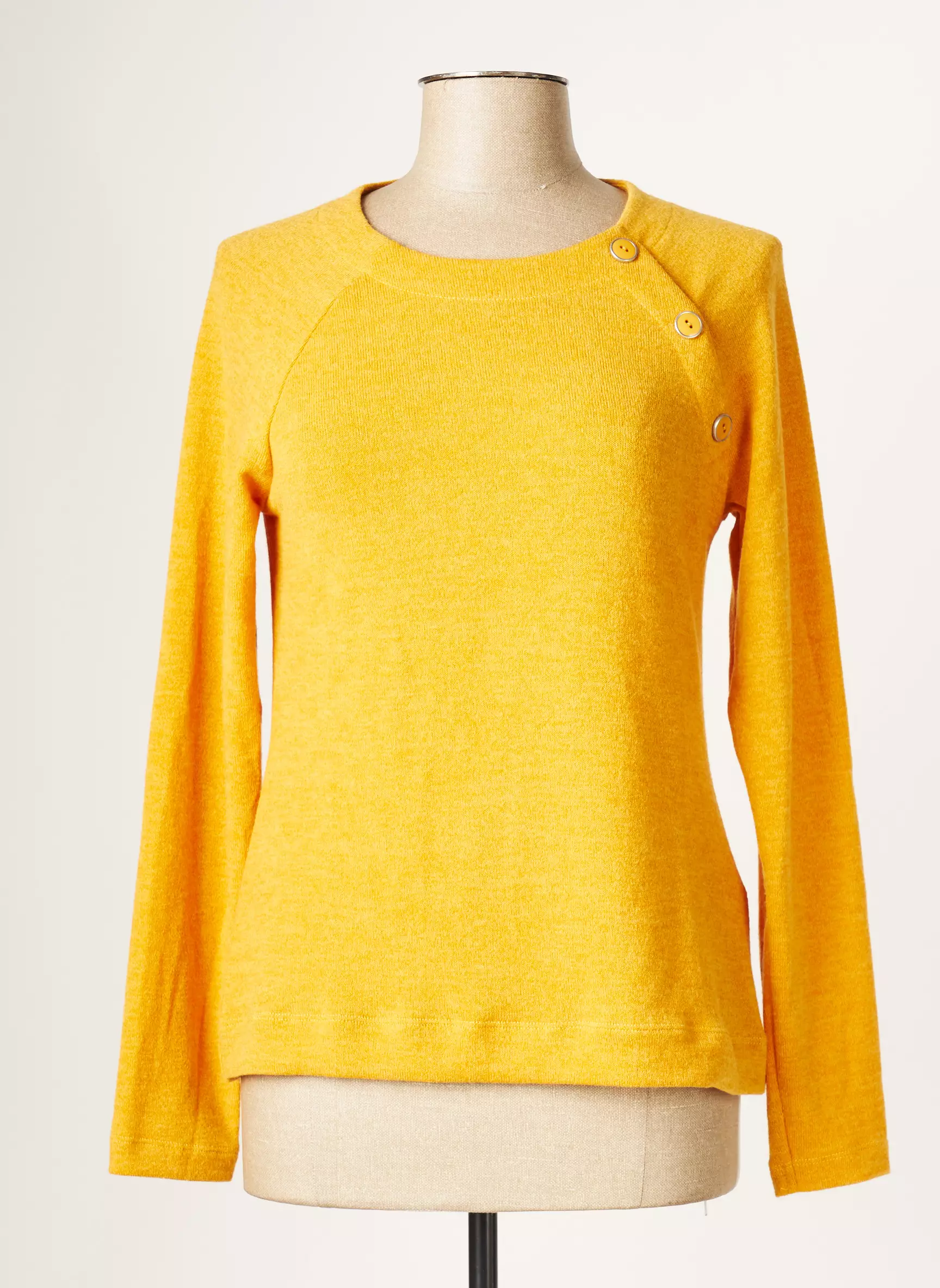 Maloka Pulls Femme couleur jaune