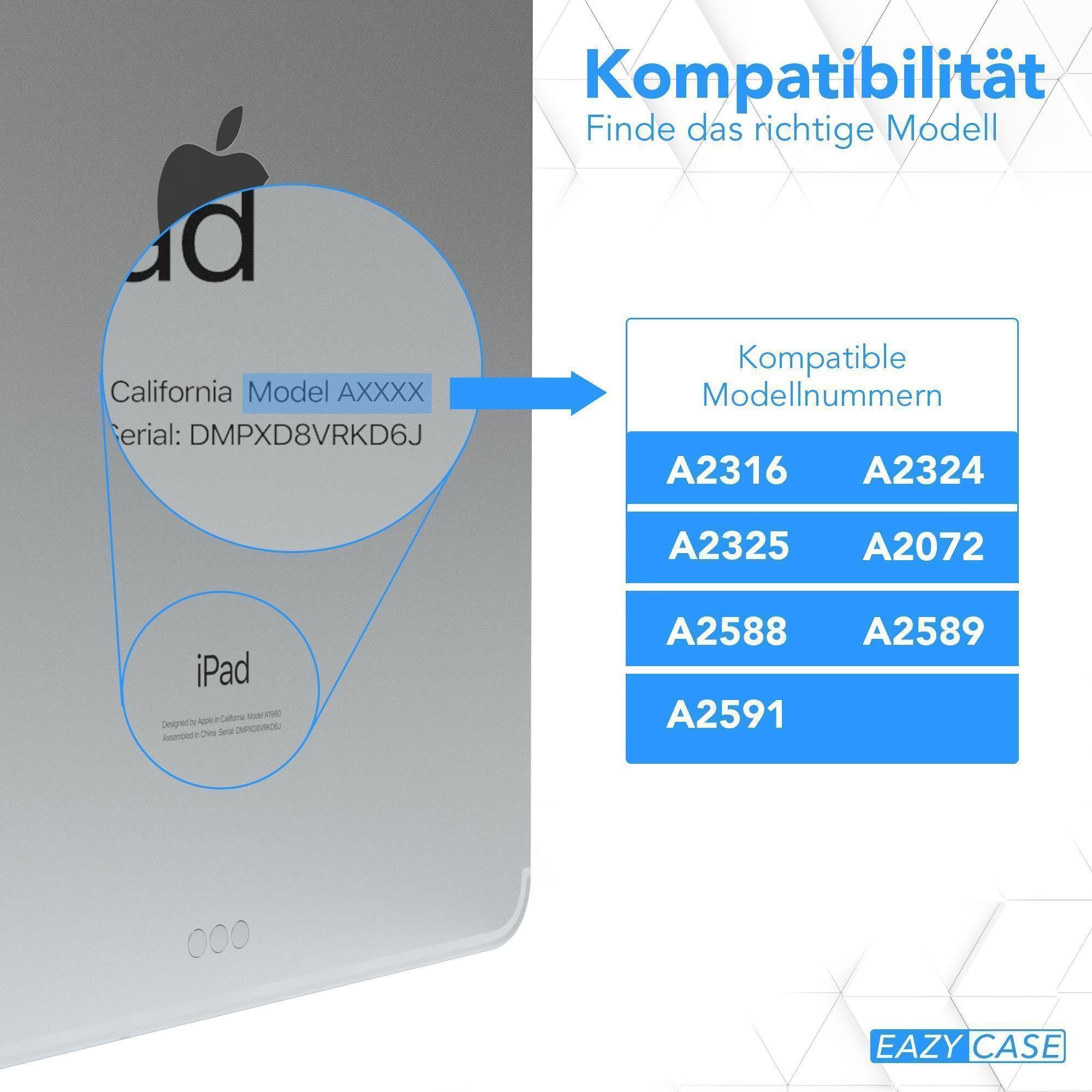 EAZY CASE Tablet-Hülle Rotation Case für iPad Air 4/Air 5 (2020/2022) 10,9 Zoll, Schutzasche für Tablets Flipcase Hülle Kratzschutz Displayschutz Blau