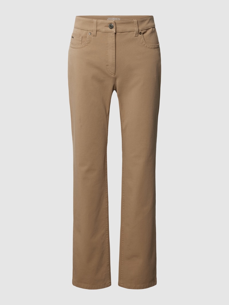 Jeans im 5-Pocket-Design Modell 'CORA' in beige