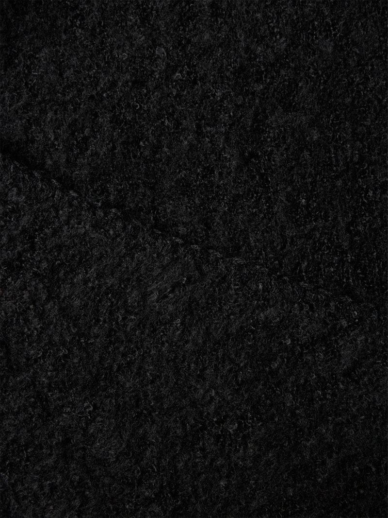 Schal in Strick-Optik Modell 'PYRON' in schwarz