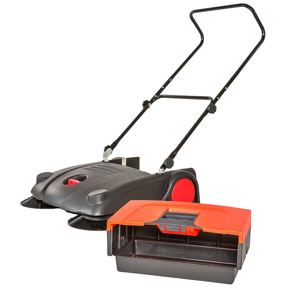 tectake Handkehrmaschine Handkehrmaschine 70 cm Kehrbreite