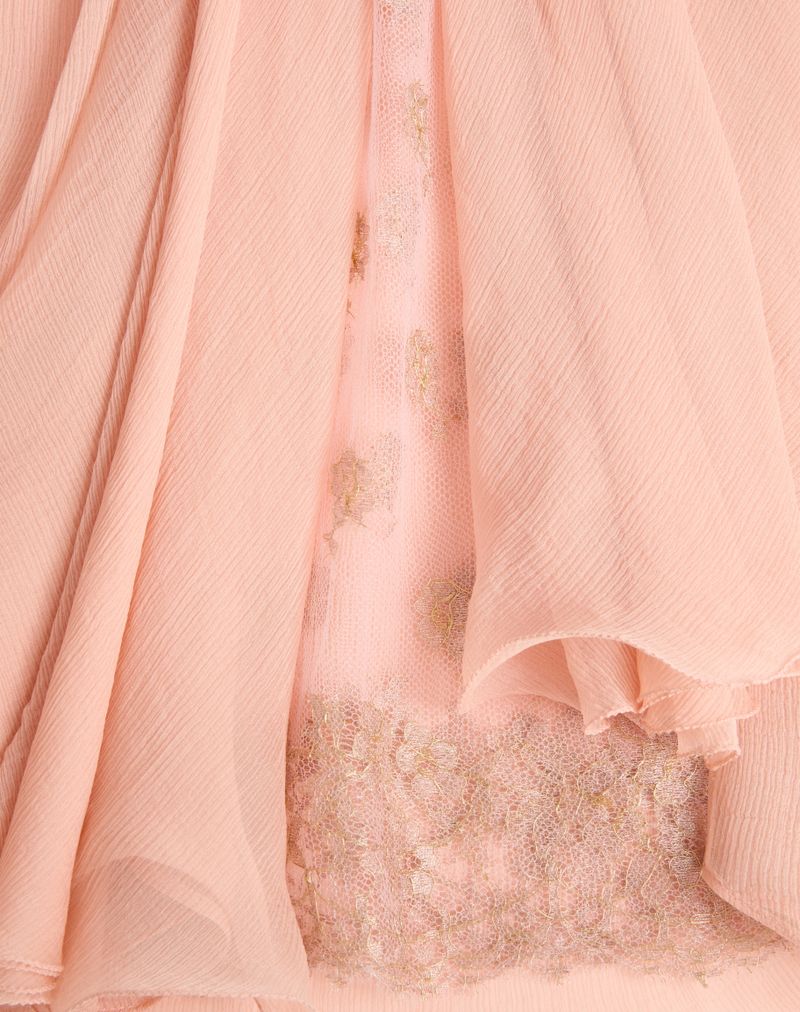 Jurk van crêpe chiffon
