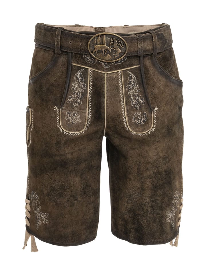 Spieth & Wensky Lederhose DETTELBACH in braun günstig kaufen