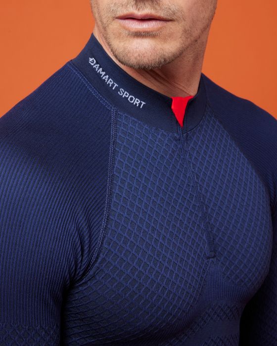 T-shirt col zippé Energy 3 Thermolactyl homme