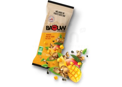 Baouw Mélange de fruits secs bio - Mangue - Noix de cajou - Thé vert