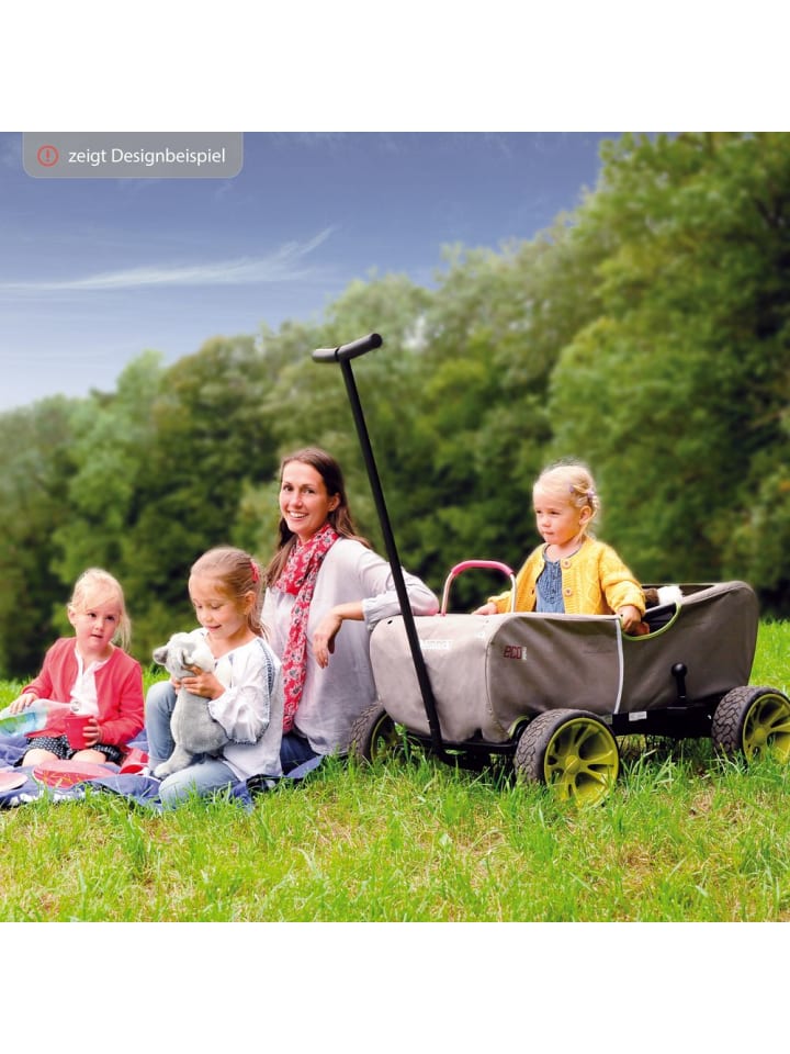 Hauck Bollerwagen Eco Mobil Safari - faltbar mit Dach, in beige,schwarz günstig kaufen onesize